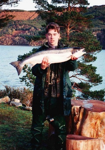 me with a 14lb fly caught salmon